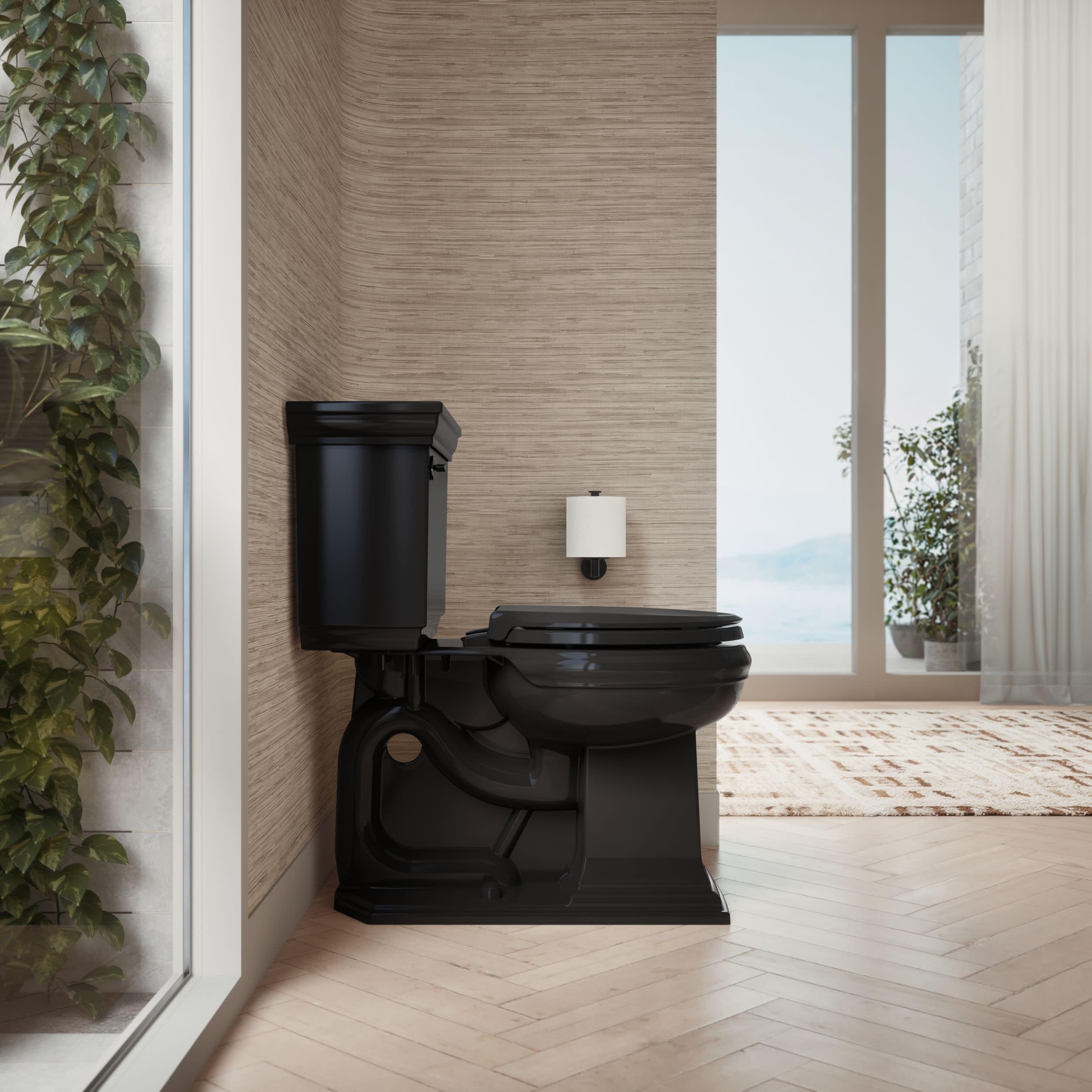 KOHLER Cachet Readylatch 4639-RL-7 Lunette WC ronde à fermeture silencieuse Noir