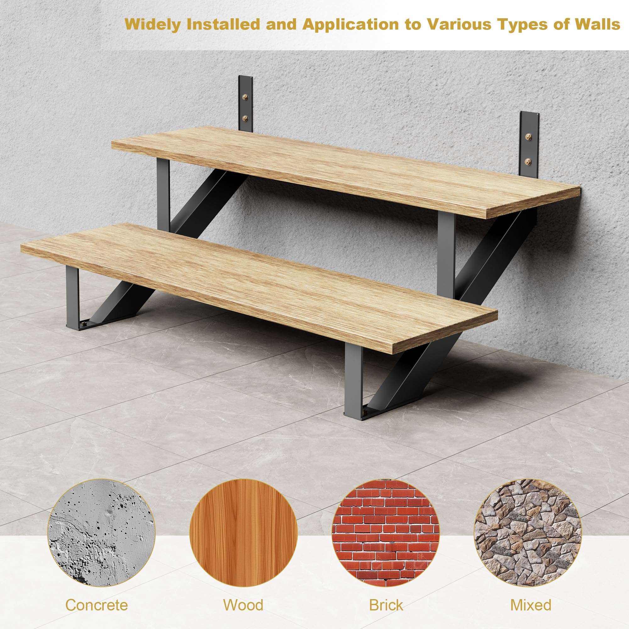 Snapklik.com : 2 Pack Outdoor Steel Stair Riser,Stair Stringer