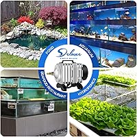 Vista 7 de Simple Deluxe Air Pump with Adjustable Air Flow Outlets for Aquarium, Fish Tank and Hydroponic Systems