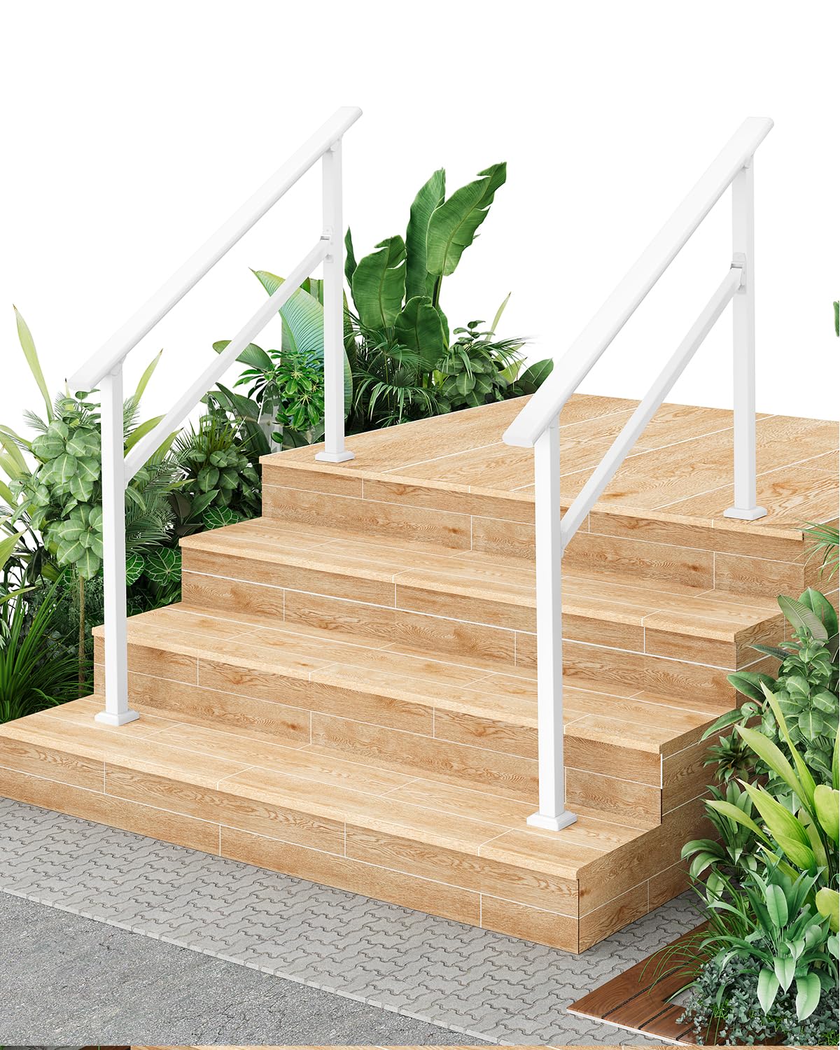 Handrails For Outdoor Stairs Handrails For Outdoor Steps, Heavy Duty ...