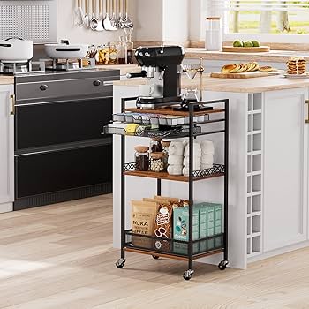 Amazon.com: Plaviya K Cup Holder Rack, Coffee Station Organizer