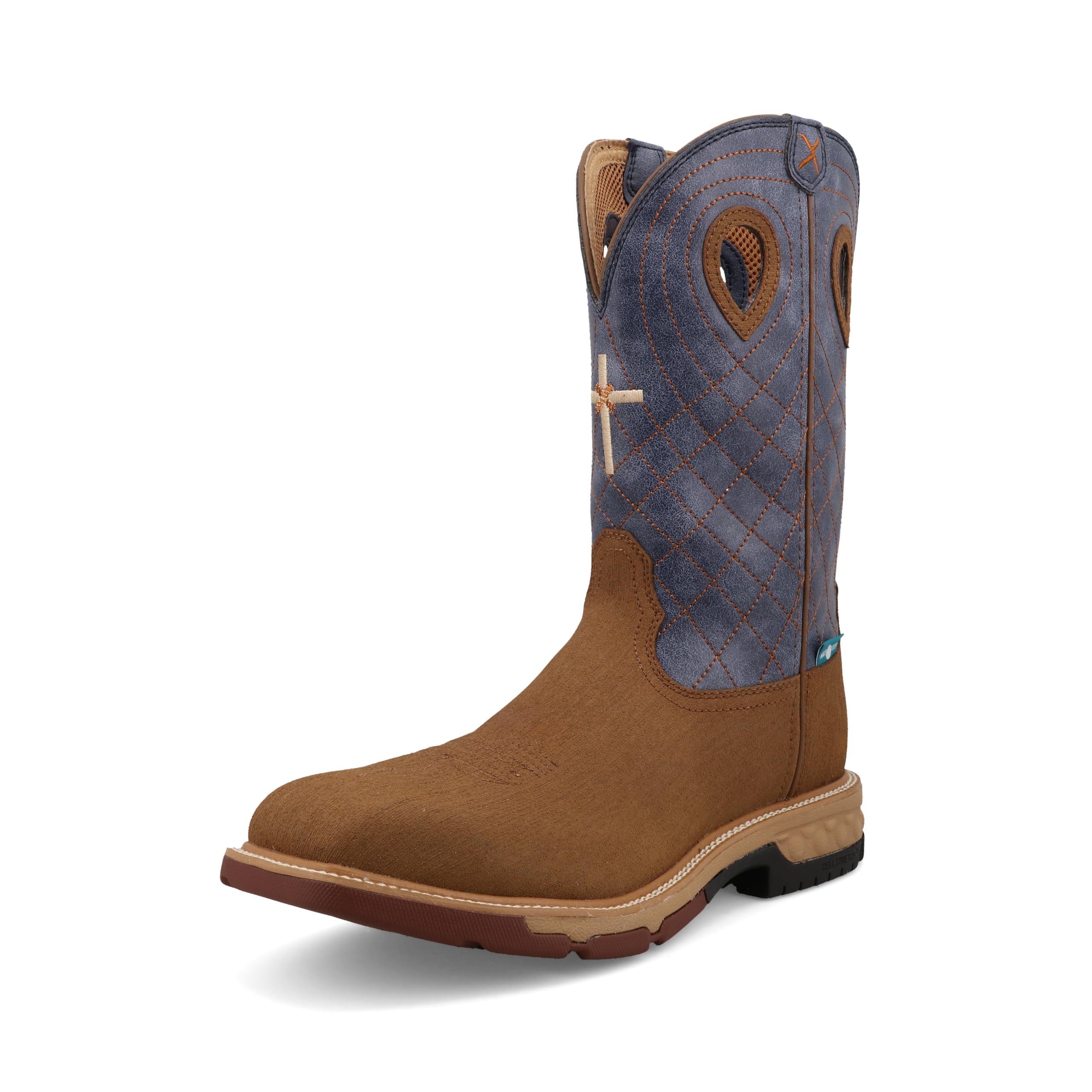 Twisted X Men's 12 Pull on Alloy Toe Waterproof Western Work Boot