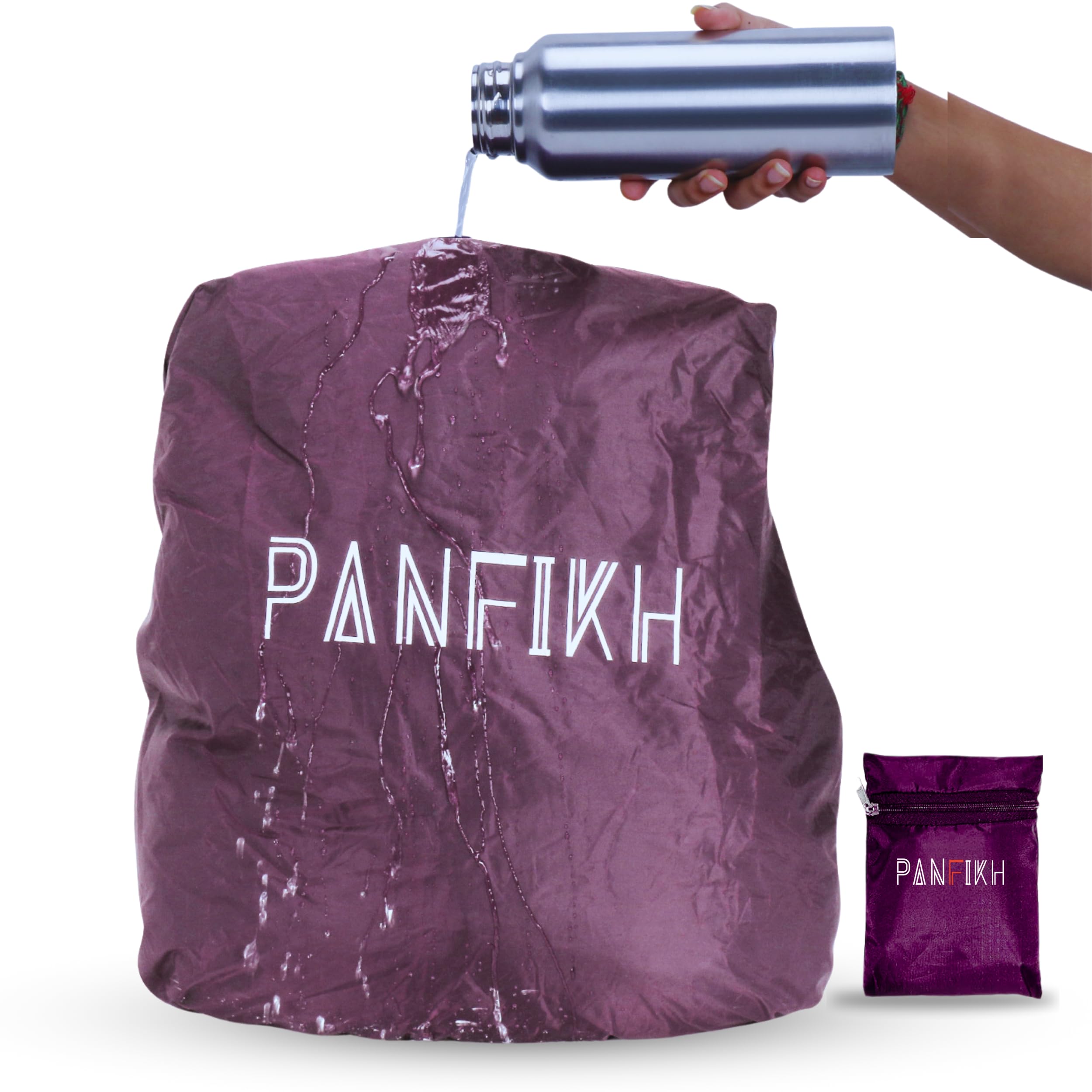 bag rain cover paytm PANFIKH Bag Rain Cover Waterproof Rain Cover for Backpack with Extra Pouch  - Adjustable Buckle - Wear-Resistant Material