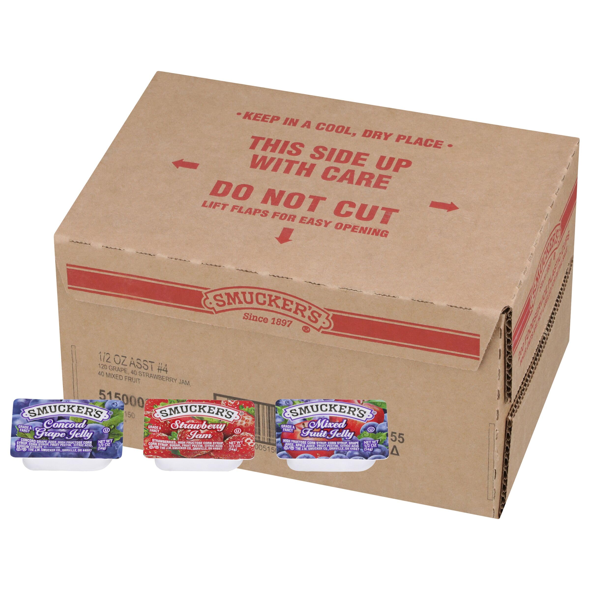 Smucker's Assortment No.4, 0.5 Ounce (Pack of 200)