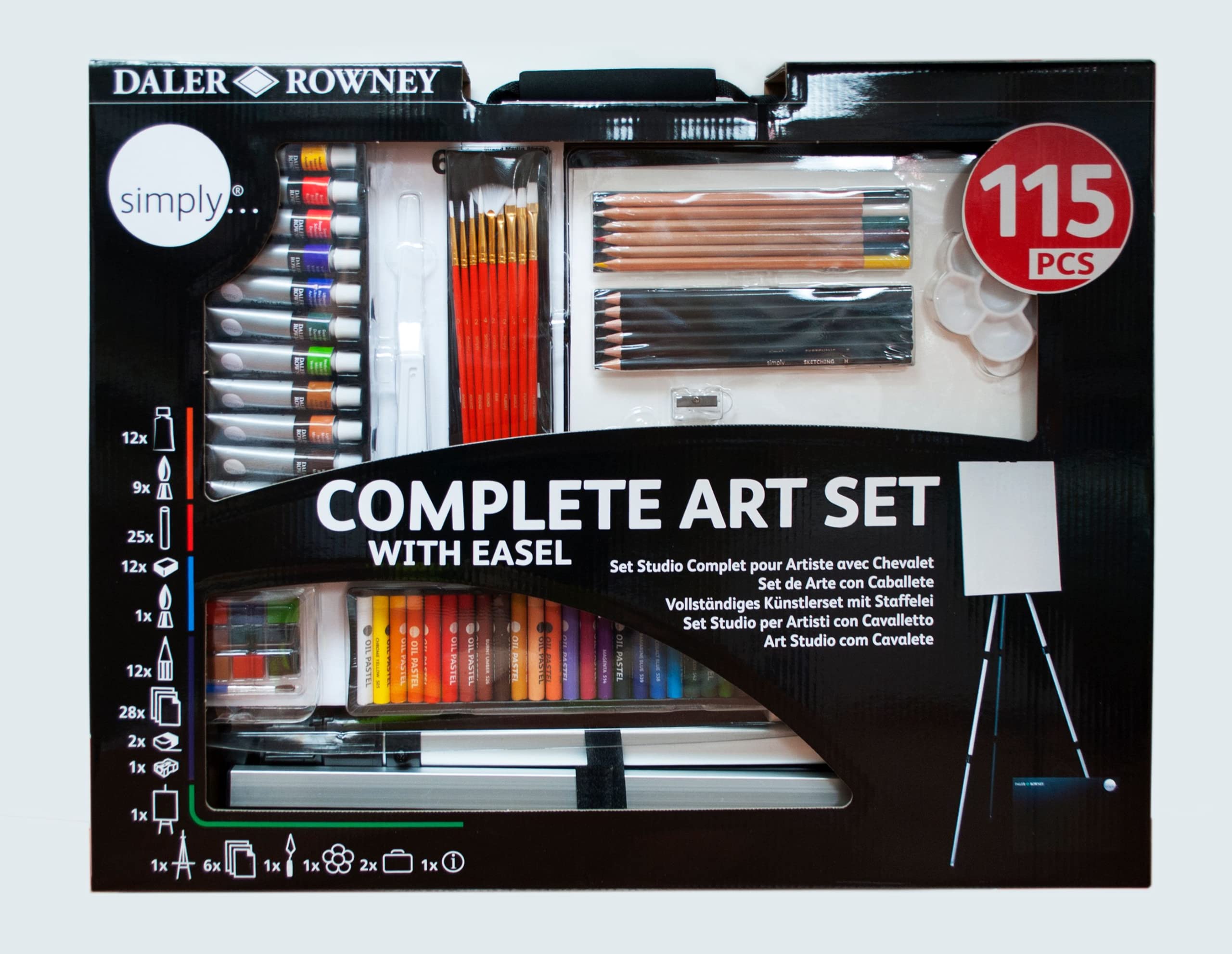 Daler Rowney Set, One Size, White