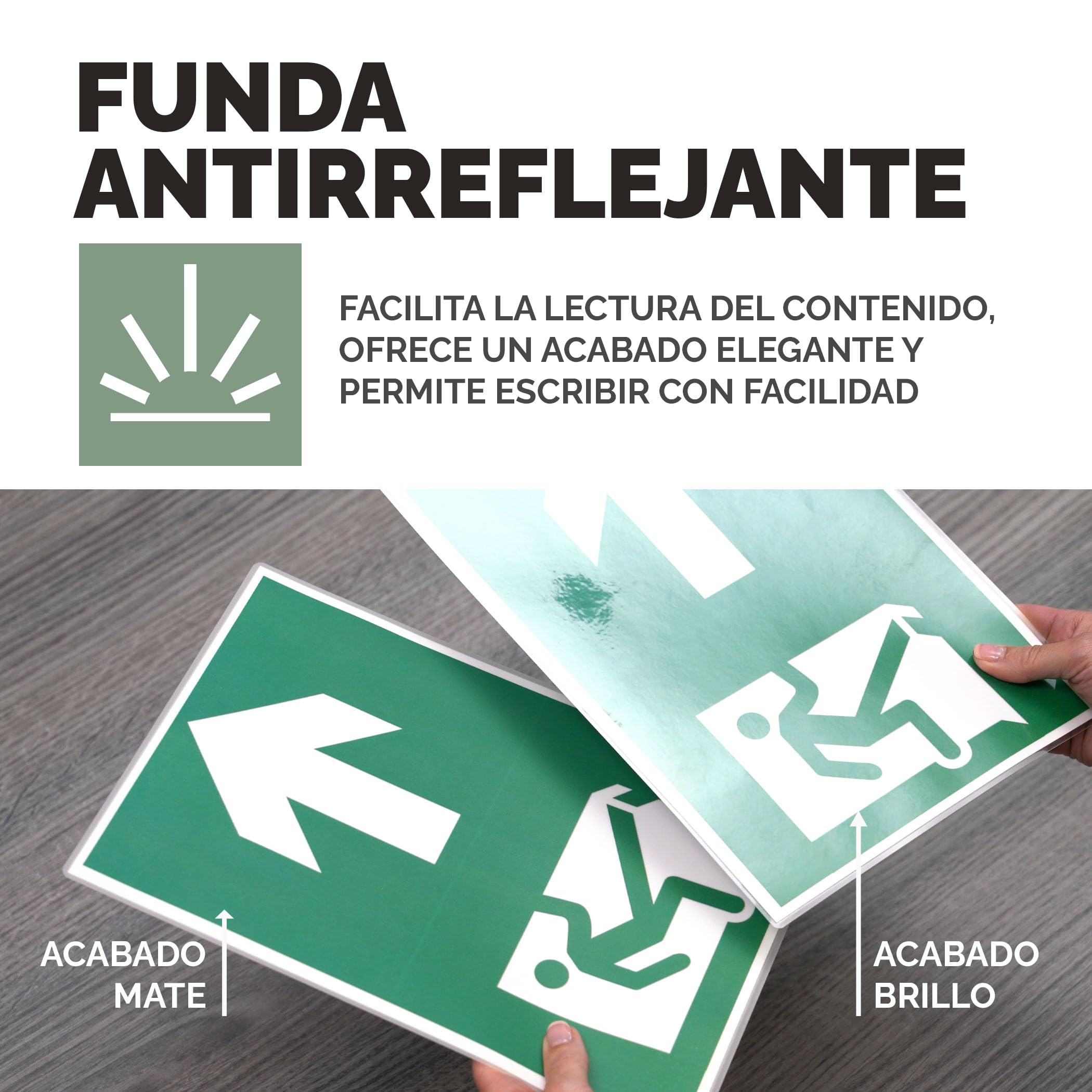 Fellowes Fundas plastificar A3, pack de 100, acabado mate, uso ocasional 75/80 micras, 50% contenido reciclado, fundas plastificar para profesores y oficinas
