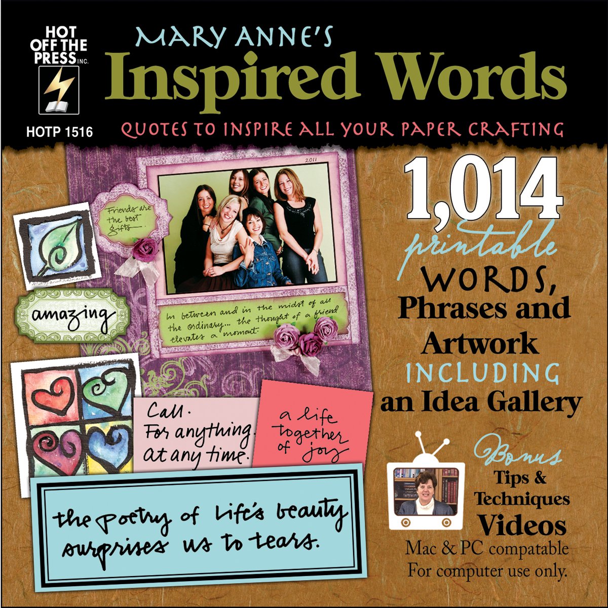 Hot Off The Press126574 Inspired Words CD-