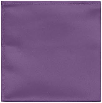 Jacob Alexander Men's Pocket Square Solid Color Handkerchief