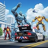 ロボット警察 - カーチェイス変形ロボット警官アドベンチャーゲーム