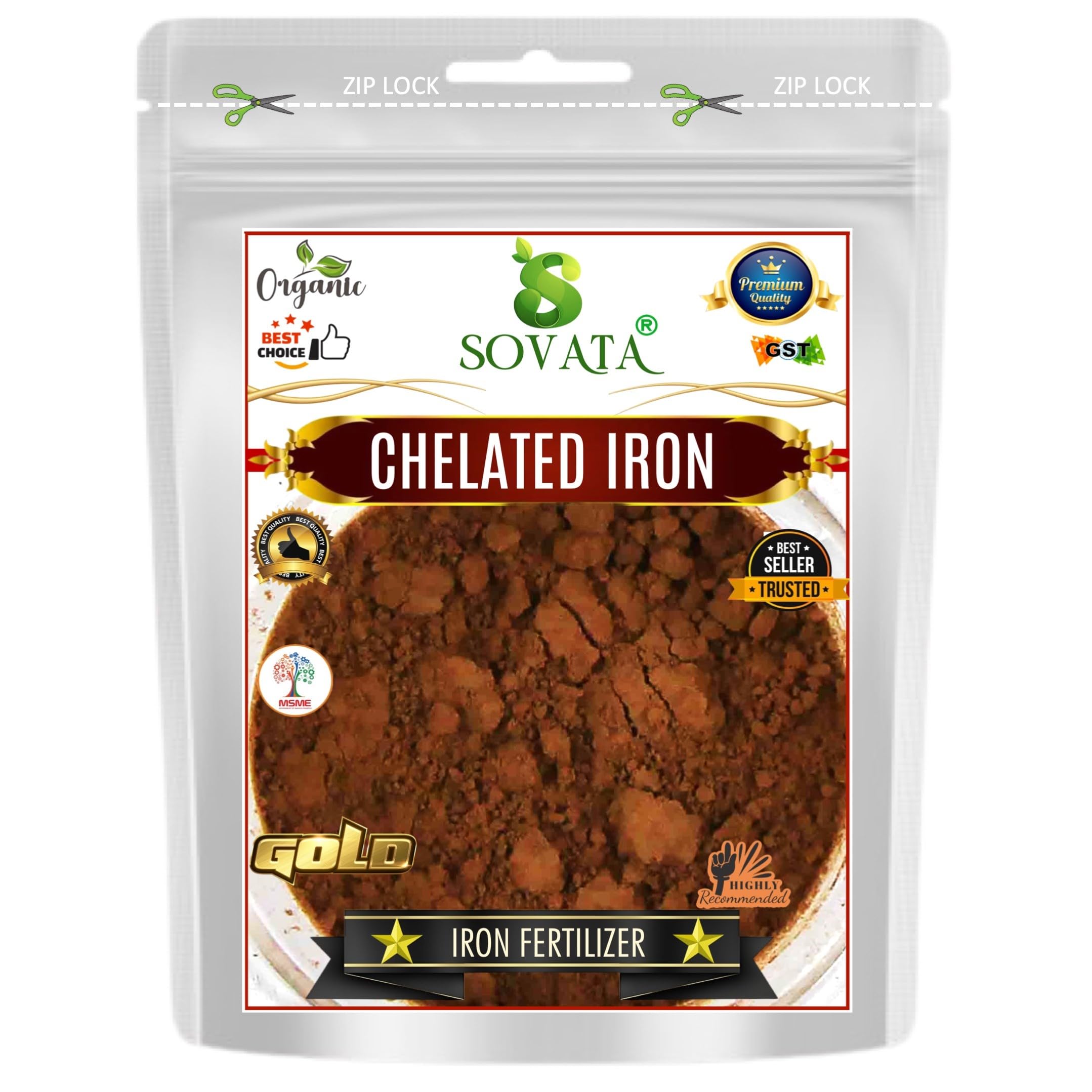 Sovata® Chelated Iron, Powerful Essential Organic Fertilizer for Fast Growth of All Plants. (400 gm) (B0D4LT3DX2) Amazon Price History, Amazon Price Tracker