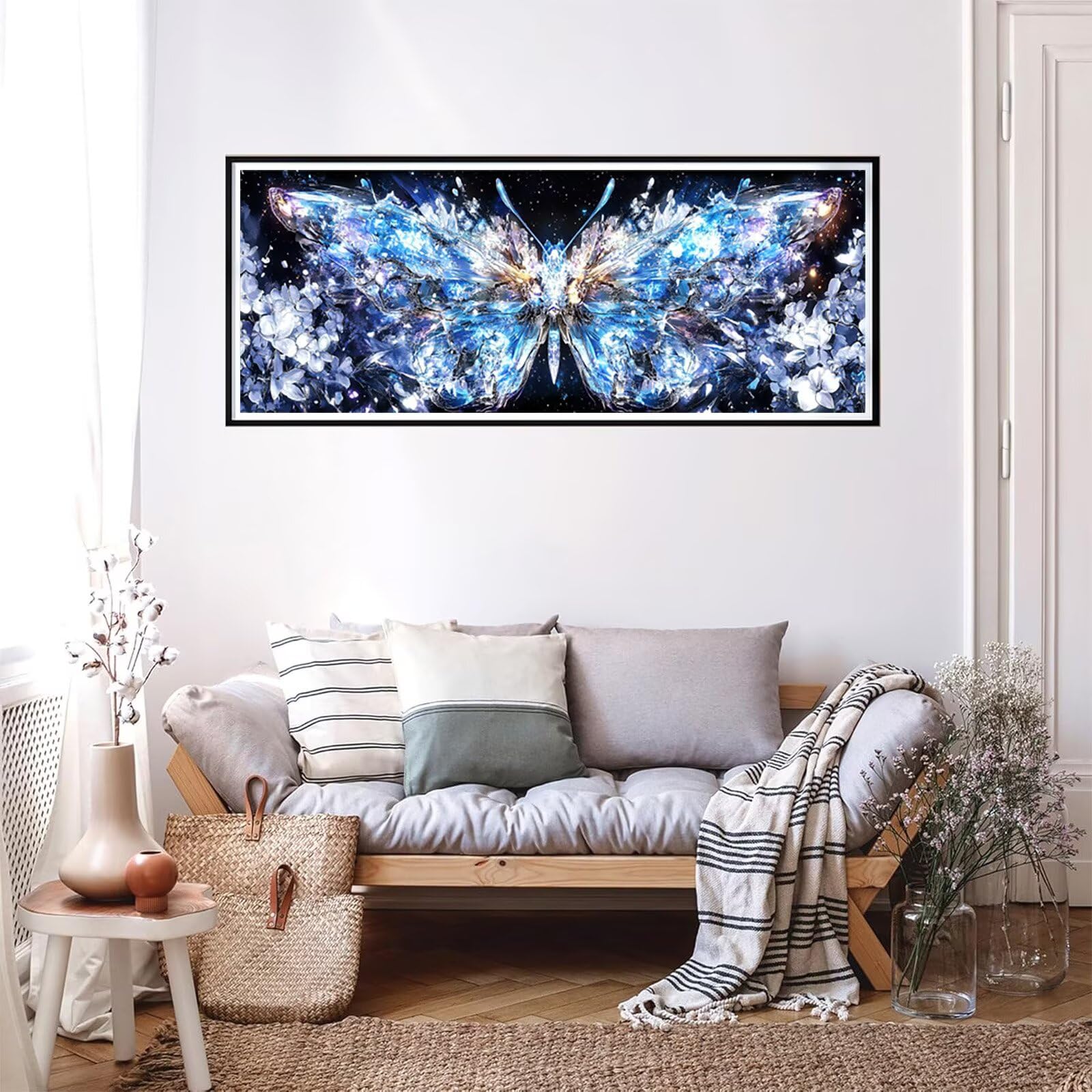Zestawy do malowania kryształami diamentowymi dla dorosłych, 5D, motyl, duże zestawy artystyczne, dla dorosłych, okrągłe, pełne wiercenie, zestawy mozaikowe dla początkujących, kryształowy haft