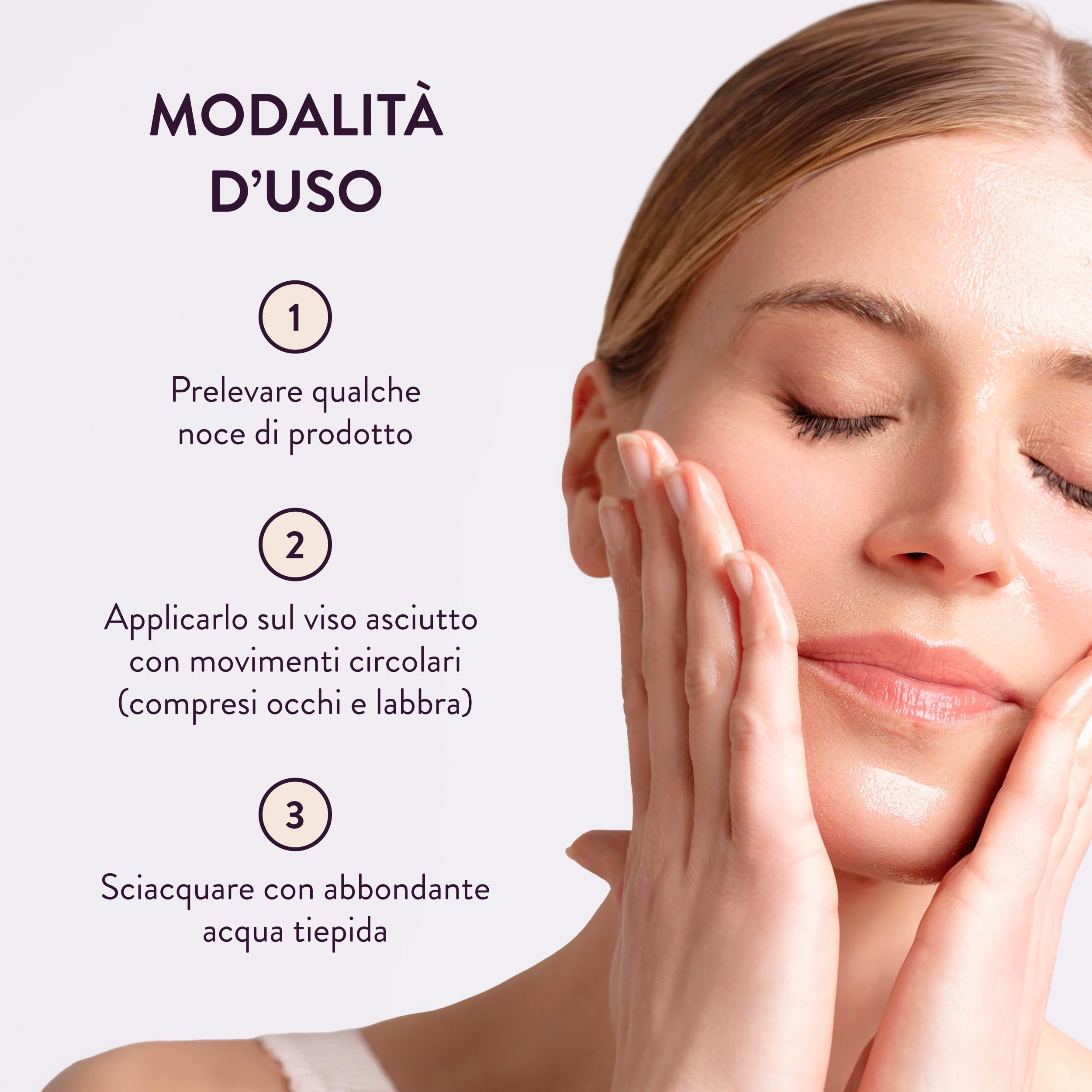 BURRO STRUCCANTE ROUGJ - Burro Struccante Viso e Occhi, Detergente Trucco Waterproof Texture Balsamo Trasformabile, Formula Oleosa Nutriente con Karité Mandorle Vinacciolo - Made in Italy