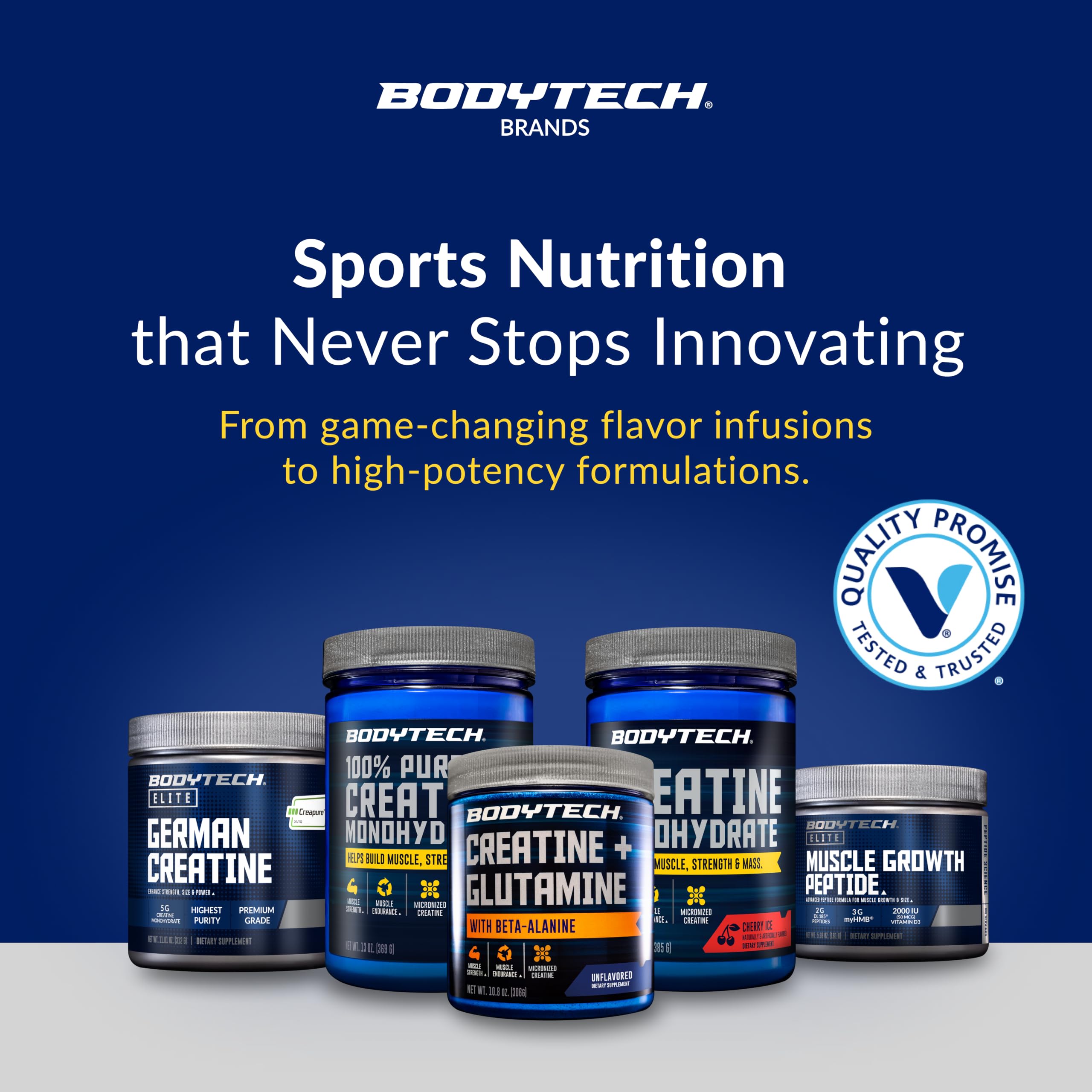 BodyTech Creatine + Glutamine Powder, Unflavored, 10.8 Oz, 30 Servings — Amazon image 6