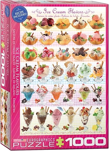 EuroGraphics Ice Cream Flavours Puzzle 1000 piezas