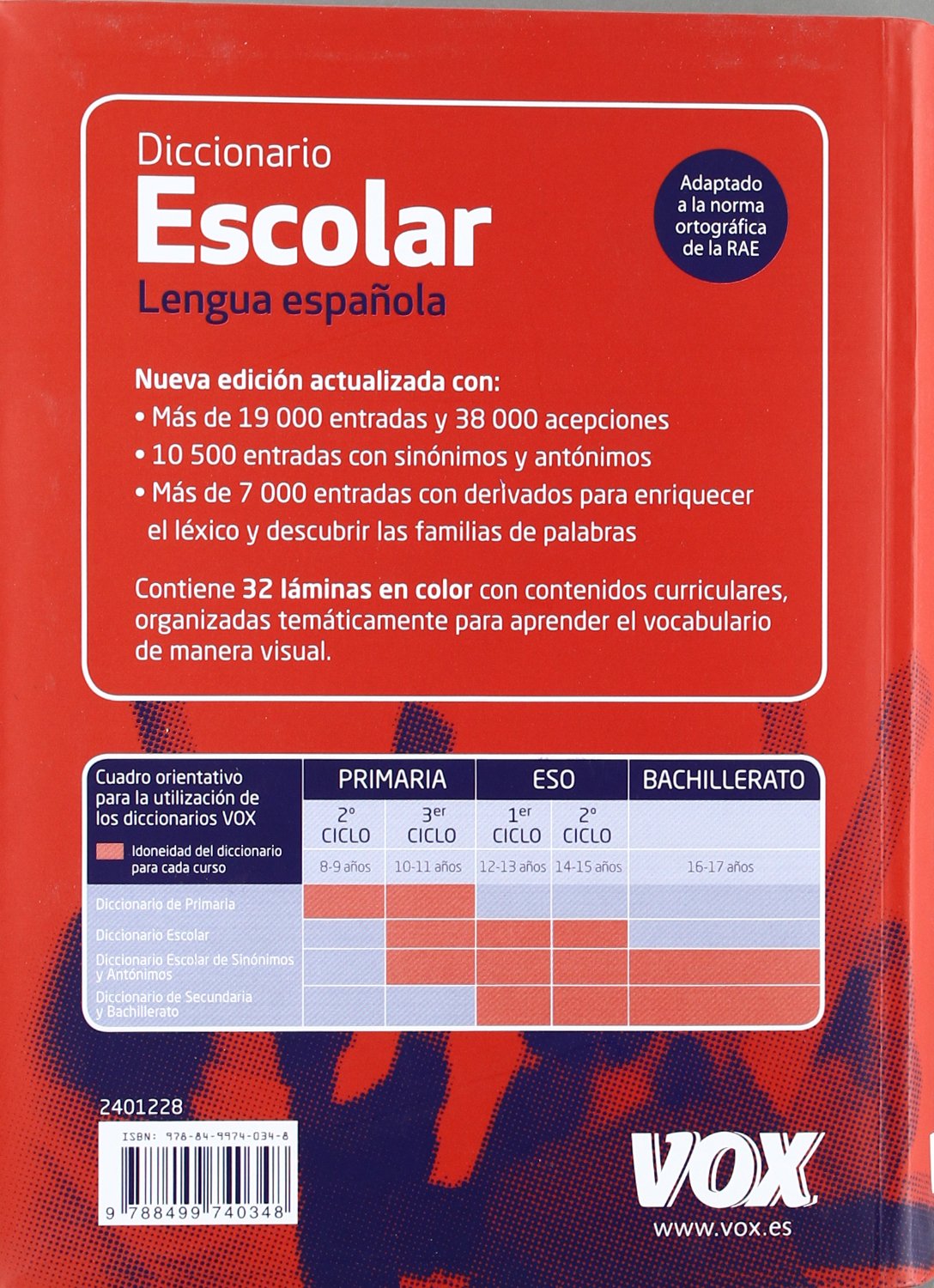Diccionario Escolar de la Lengua Española (VOX - Lengua Española - Diccionarios Escolares)