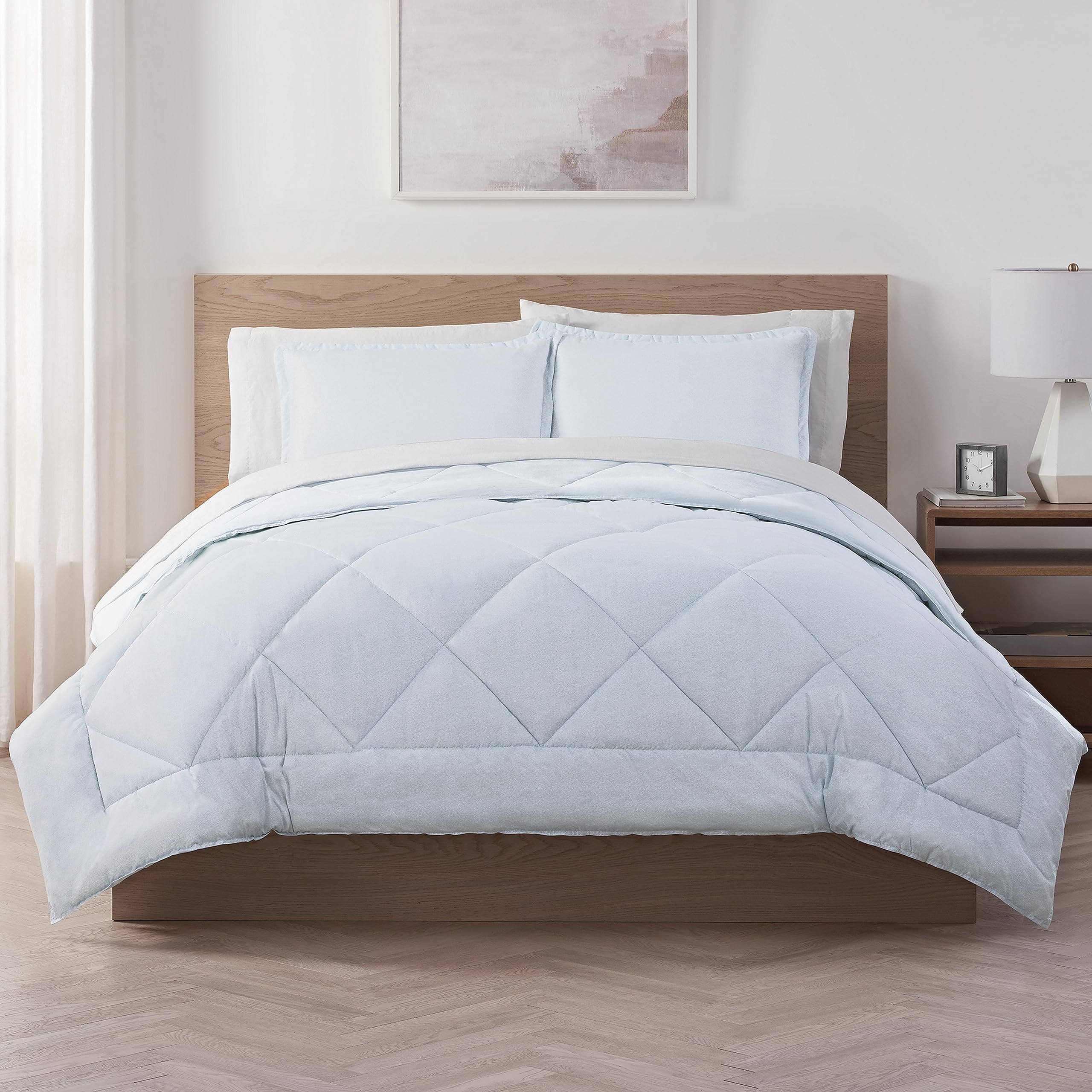 Amazon.com: Serta Supersoft Cooling 5 Piece Reversible Complete