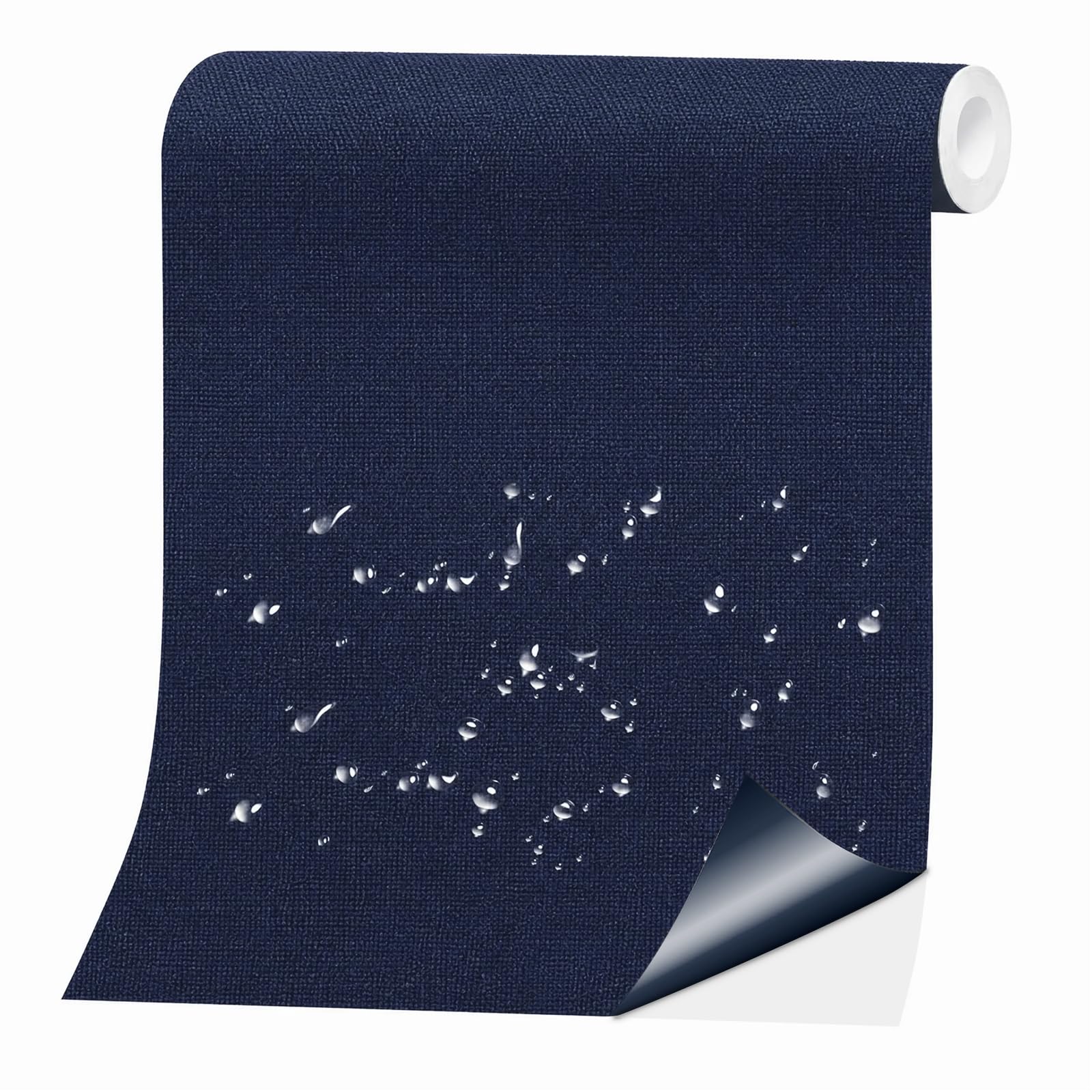 Skystuff Self-Adhesive Canvas Repair Tape, Heavy Duty Waterproof Fabric Repair Patches for Sofa, Chair, Awning, Tent, Clothes, Camping Outdoor Gear, Instant Strong Fix, 30x150cm, Navy โ image 1
