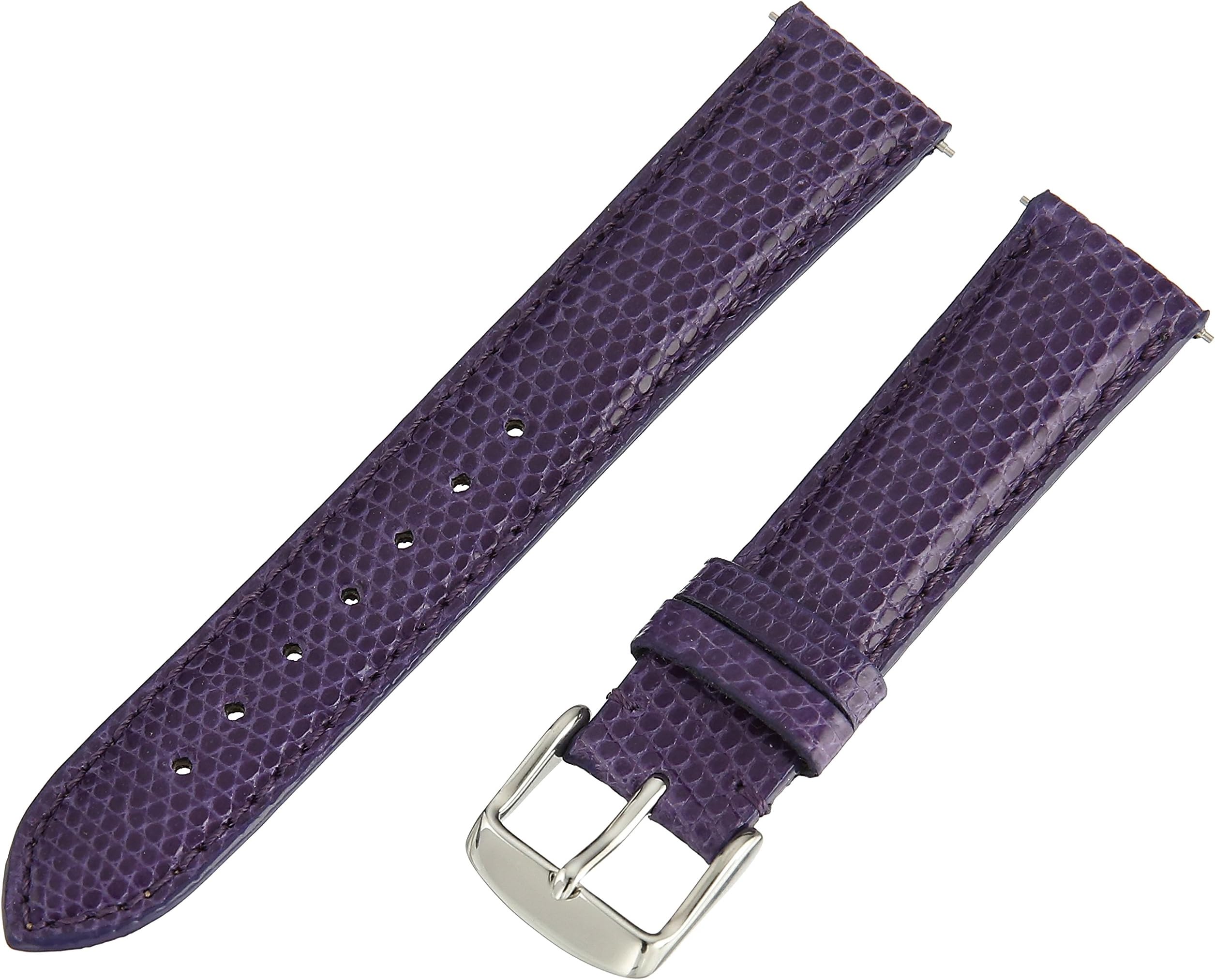 Swiss Watch 18LIZ41M International 18 MM Purple Genuine Lizard Strap