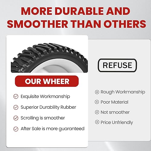 Miniatura 6 de 583719501 Ruedas de tracción delantera 194231X460 para cortacésped autopropulsado Craftsman Drive, paquete de 2