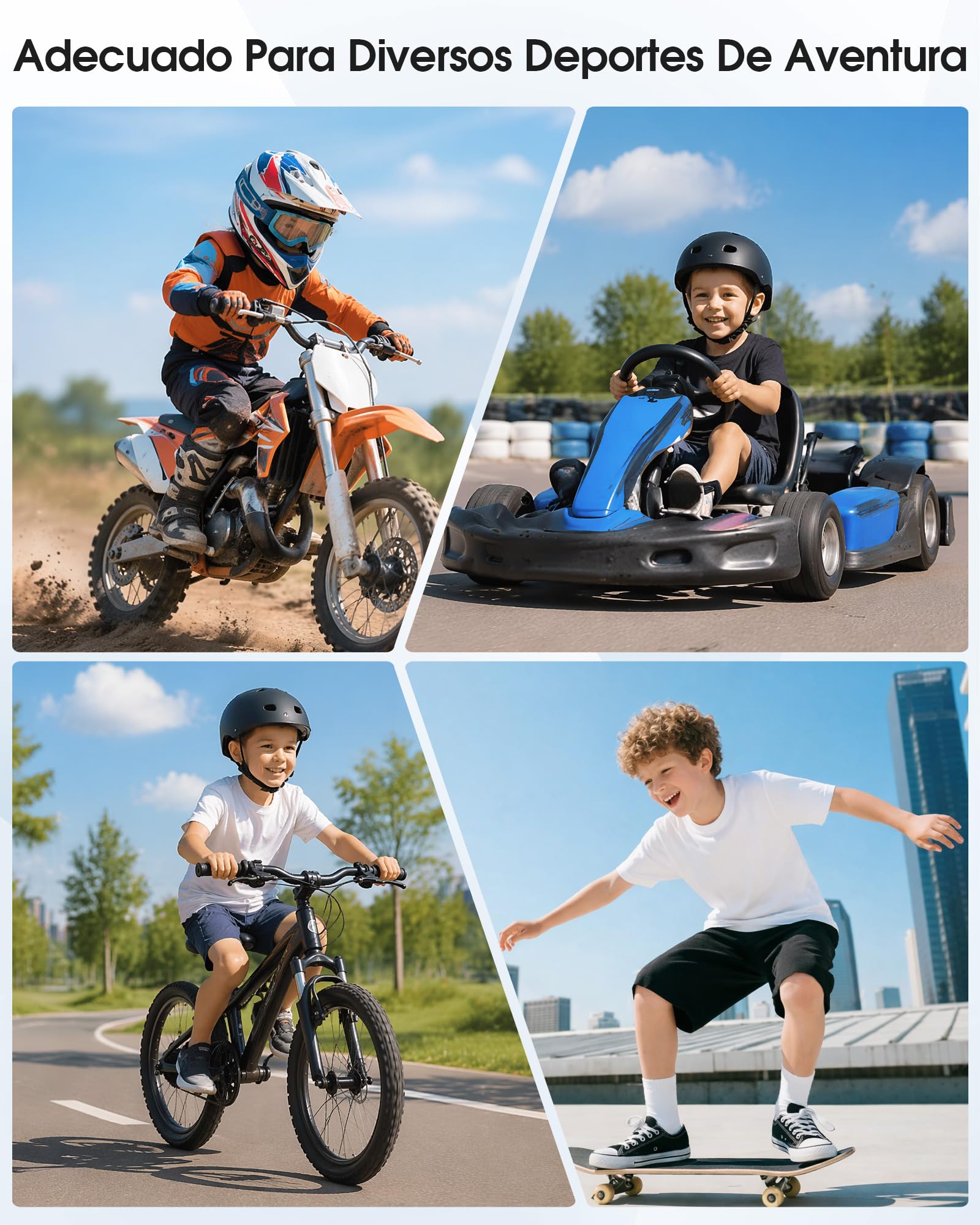 Conjunto de Protección para Niños Conjunto de Protectores Motocross Bicicleta de Montaña Armadura de Pecho con Codo de Rodilla Ajustable Amortiguador Transpirable para Bicicleta
