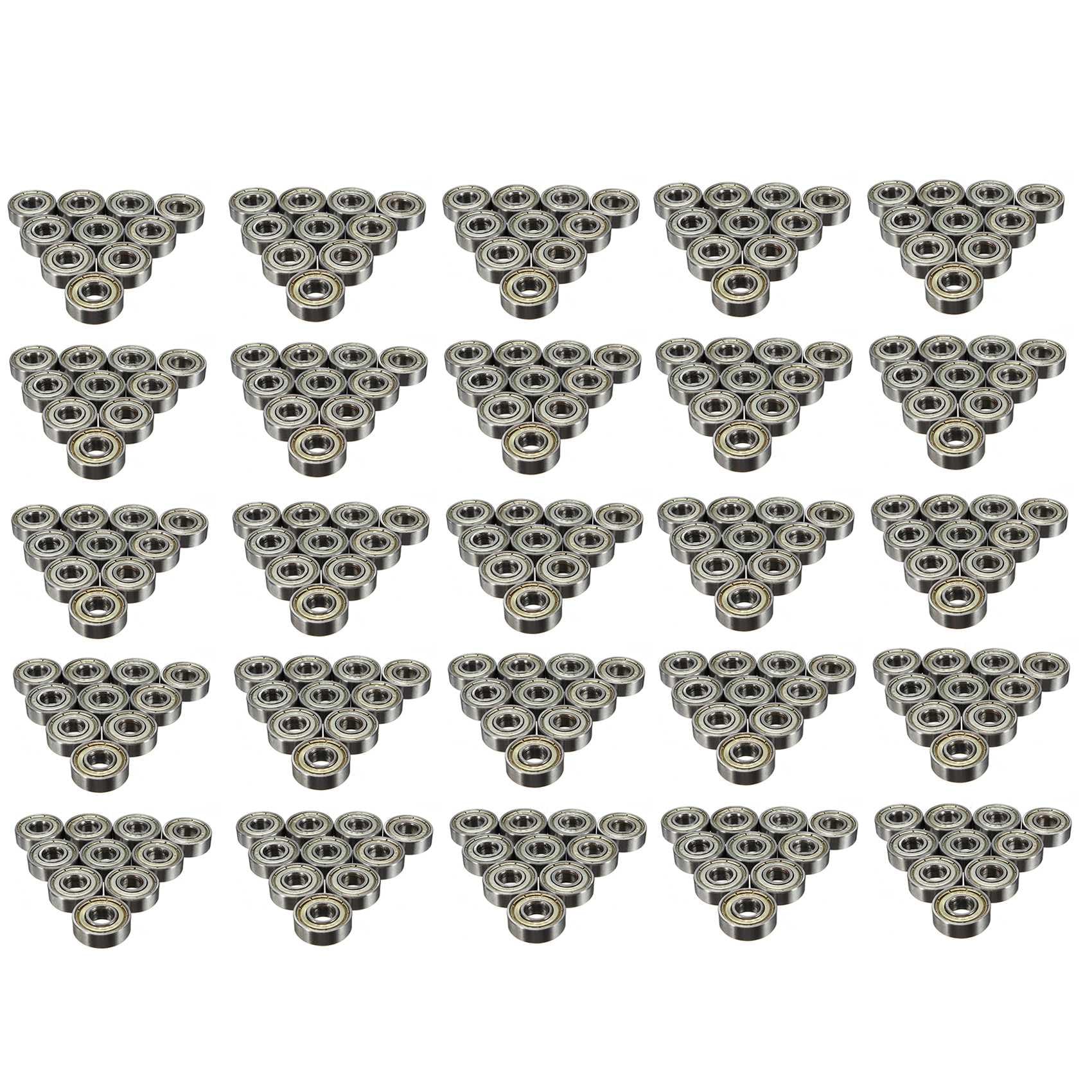 Jnchdghwa As Shown 200Pcs 8 X 22 X 7Mm Skateboard Scooter Bearings Wheels Abec-5 608Zz