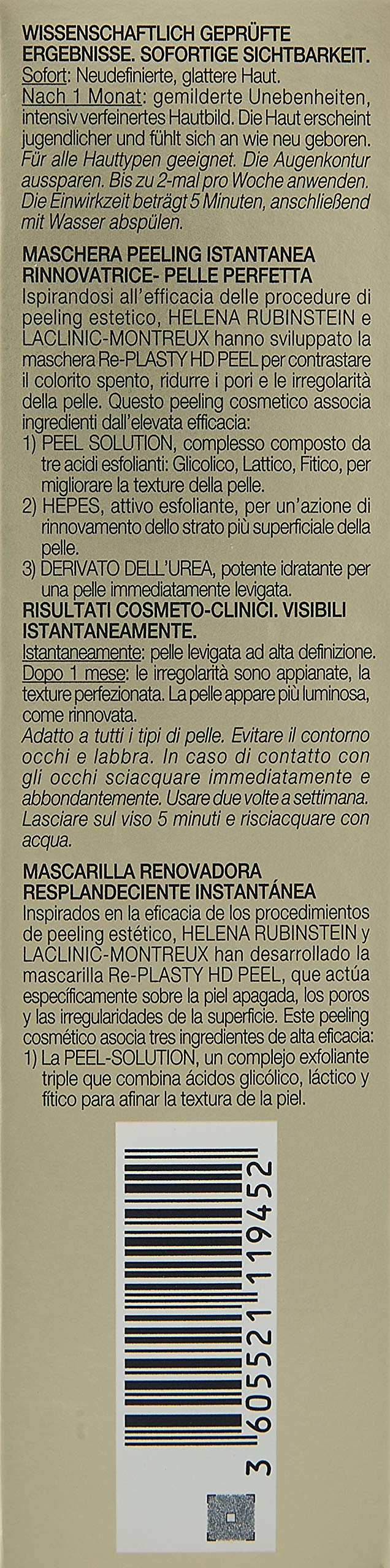 Helena Rubinstein Maschera Esfoliante Viso - 75 Ml