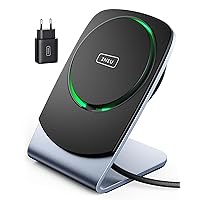 INIU Caricatore iPhone Wireless per MagSafe, 15W Ricarica Rapida Caricabatterie Wireless