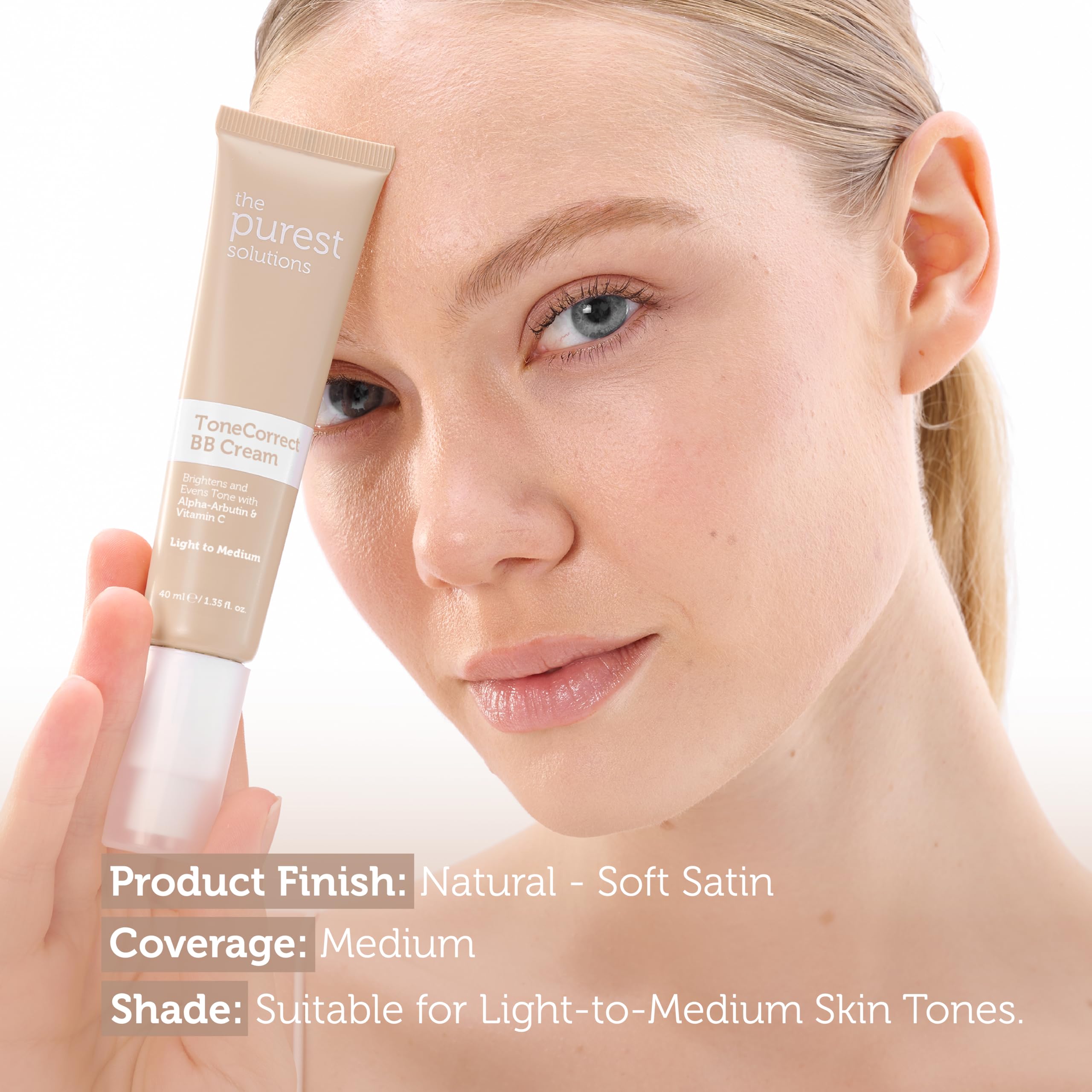The Purest Solutions BB Cream Tone Correct 40 ml Light to Medium