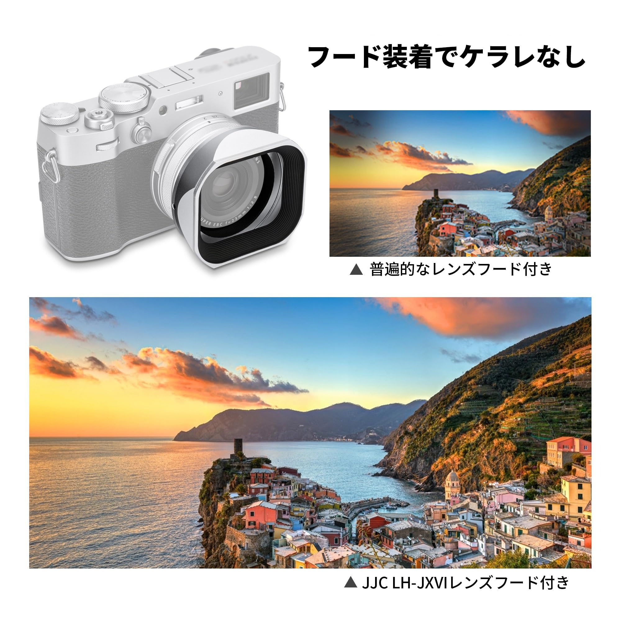 Amazon | 【新改良】JJC Fujifilm X100VI X100V X100F 用メタル