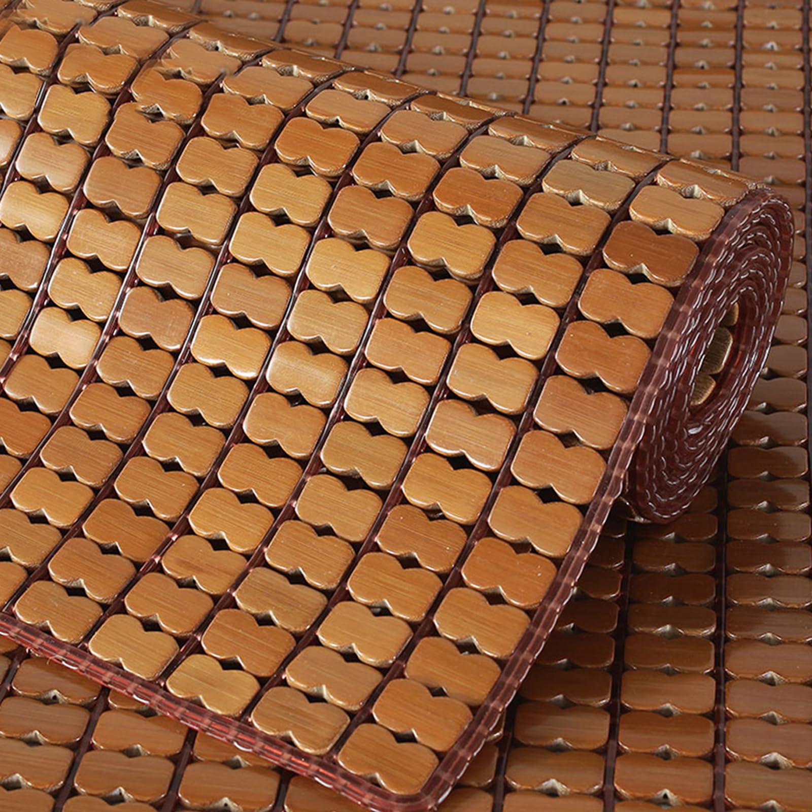 AYUWQZX Summer Bamboo Mahjong Mat, Cooling Pad, Multiple Sizes for Bed Sofa Chair Dormitory(70x190cm(2.29x6.23ft))