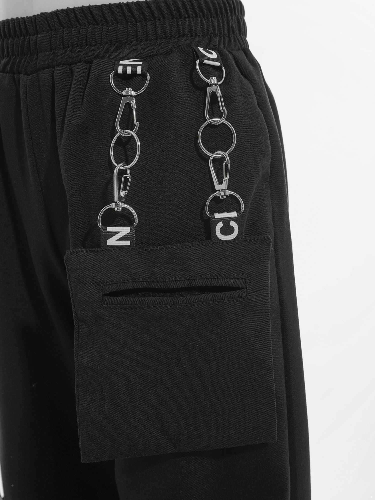 Dziecięce hip-hopowe ubrania dziewczęce koszulka z długim rękawem Crop Tops + biustonosz sportowy biustonosz + spodnie cargo dres treningowy jazz odzież do tańca Streetwear rozm. 98-176