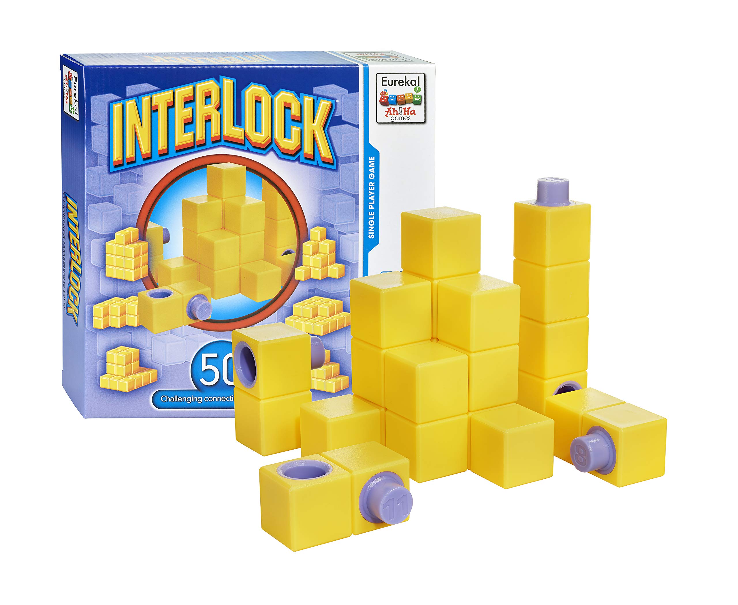 Eureka 473545 Interlock AhHa Game, Multi, Multicolor