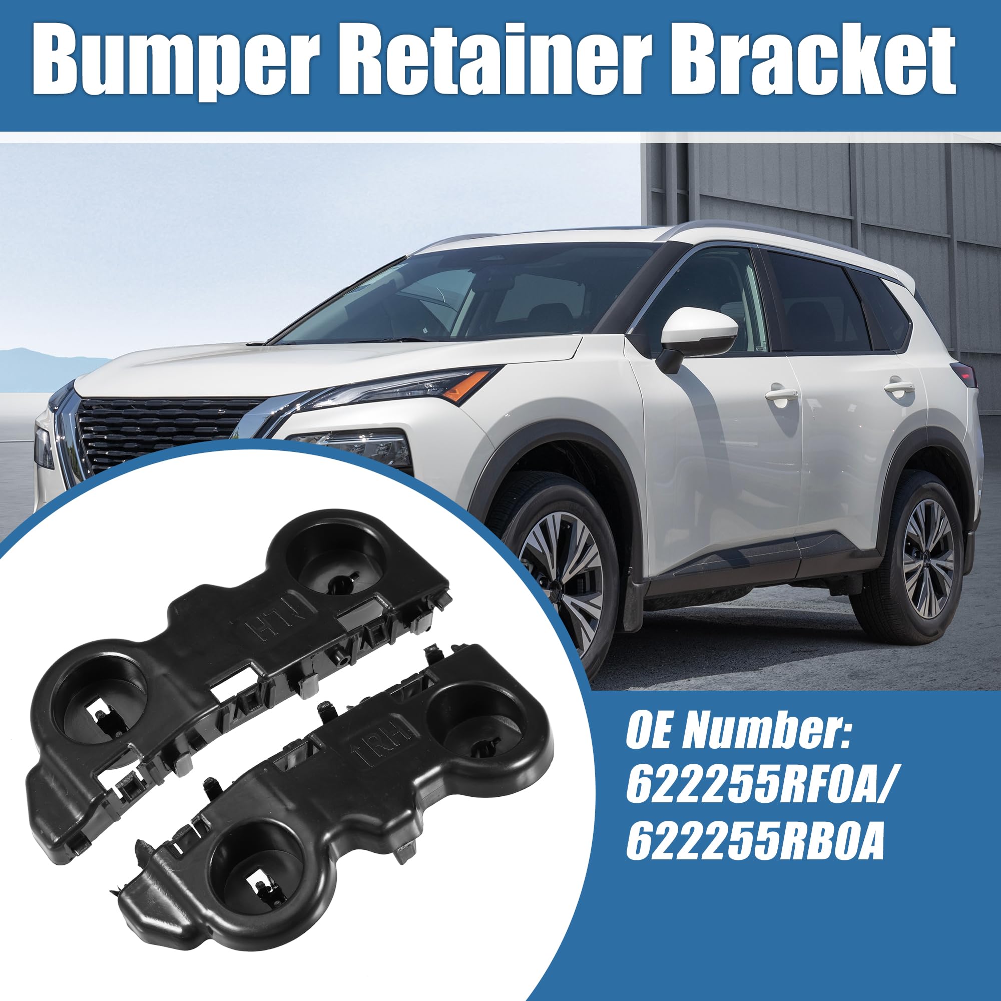 Front Bumper Bracket Retainer Support Holder Right For Nissan Kicks 2017-2020