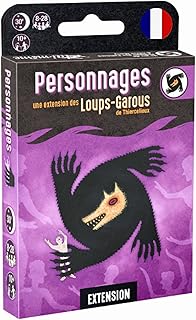 Asmodee - Loups-Garous de Thiercelieux - Extension Personnages - 16 Nouveaux Personnages - Jeu de Société de Bluff - Jeu de Rôle pour Enfants dès 10 Ans - 8 à 18 Joueurs - en Français - 30 Min