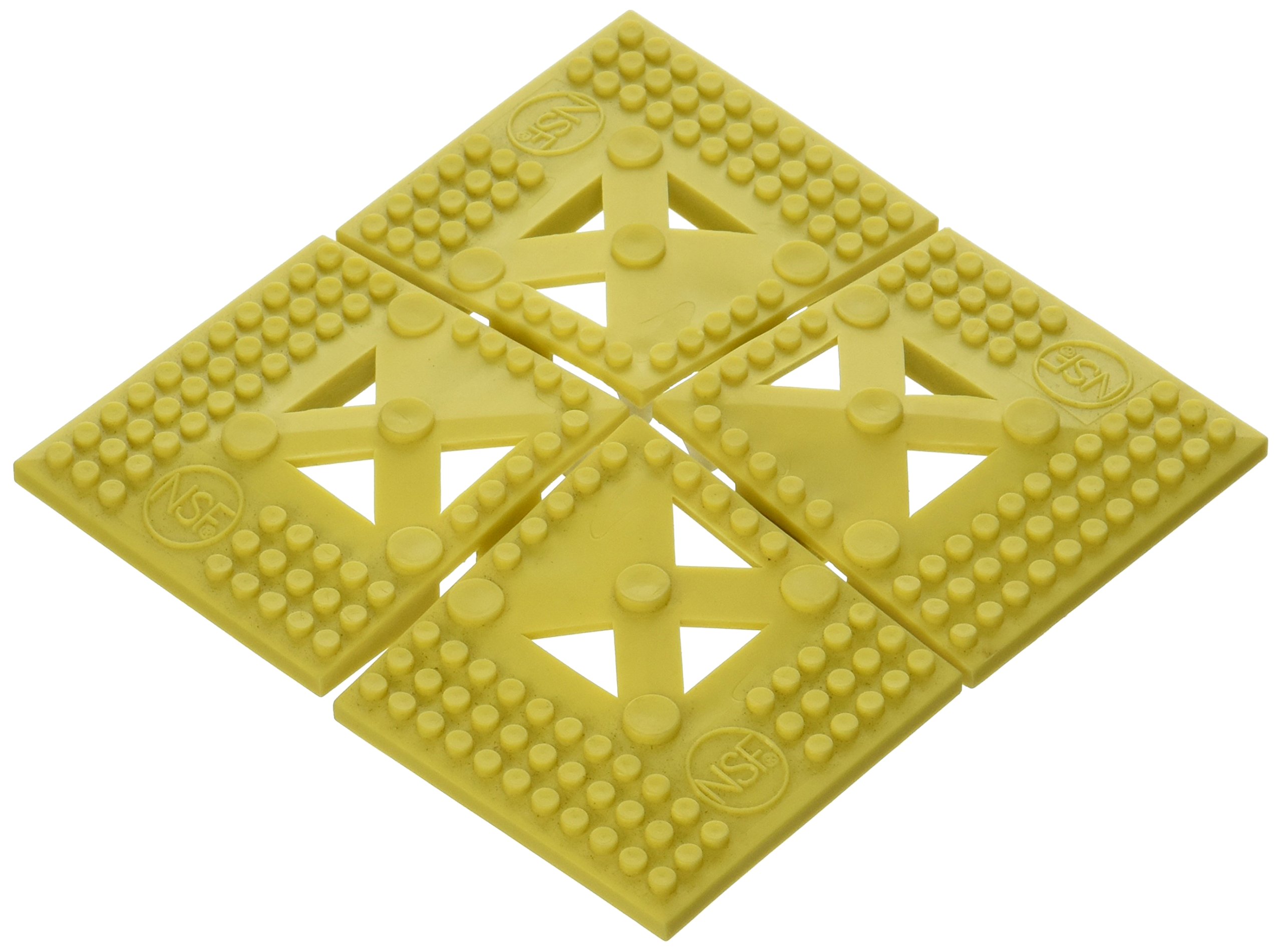 Lok-Tye MAT322YW Lok-Tyle Drainage Mat, 2" x 2", Yellow
