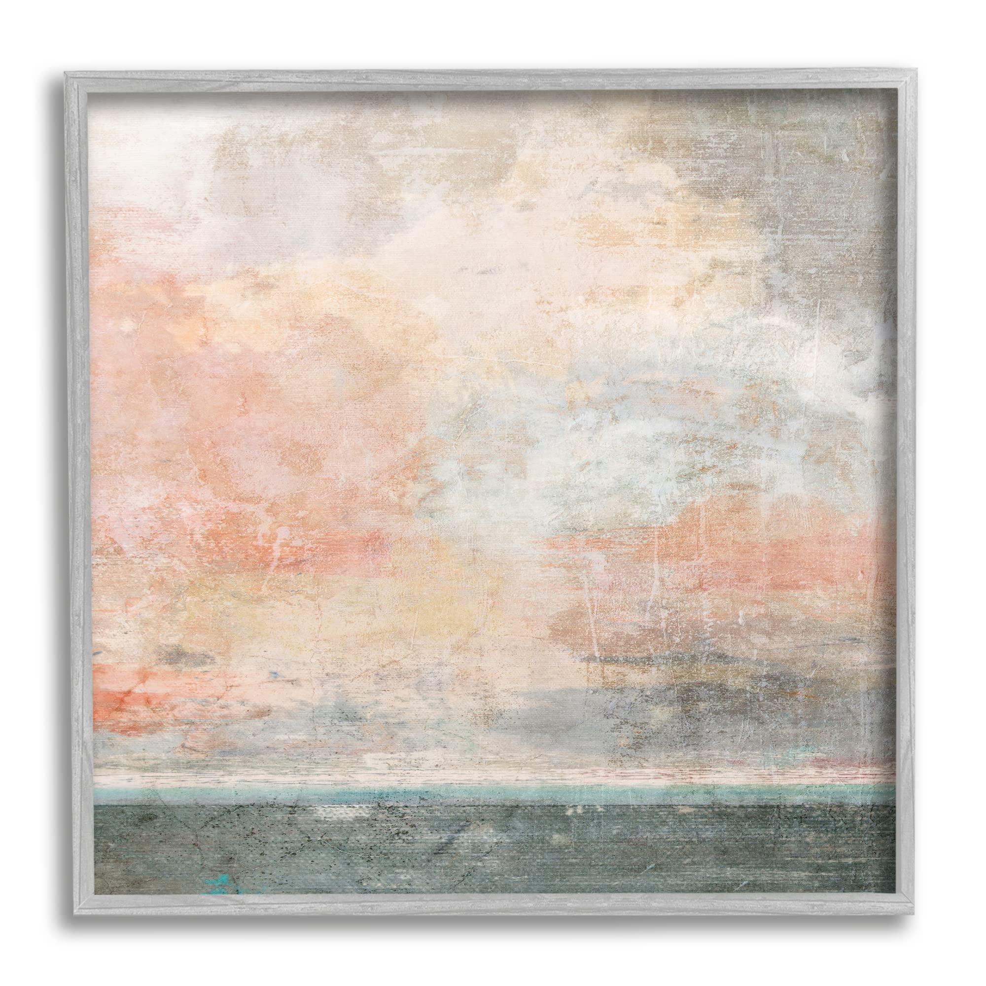 Stupell Industries Layered Modern Landscape Framed Wall Art, Design by Suzanne Nicoll