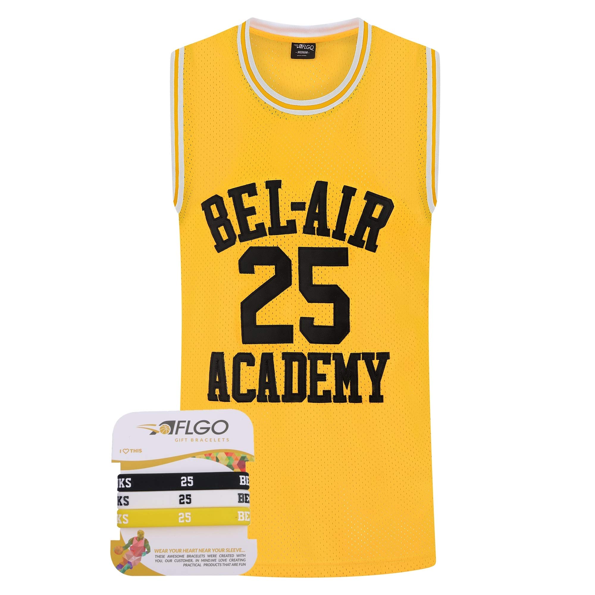AFLGOBanks #25 Fresh Prince Bel-Air Stitched Basketball Jersey