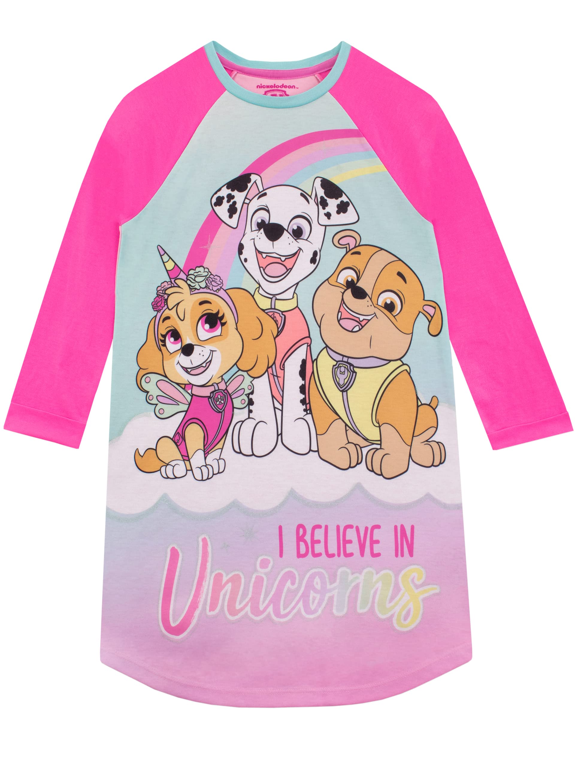 Paw Patrol Girls Multicolor Unicorn Nightdress Multicolour 5-6 Years