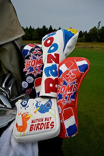 Miniatura 5 de CMCDESIGN Bazooka Joe - Cubierta bordada para cabeza de golf  Forro suave  Diseño personalizado  Gran ajuste con cierre magnético para cualquier