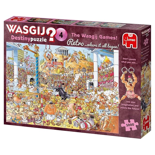 Foto 4 de 4 de Jumbo, Wasgij, Destiny 4 - The Wasgij Games!, Rompecabezas para Adultos, 1000 Piezas