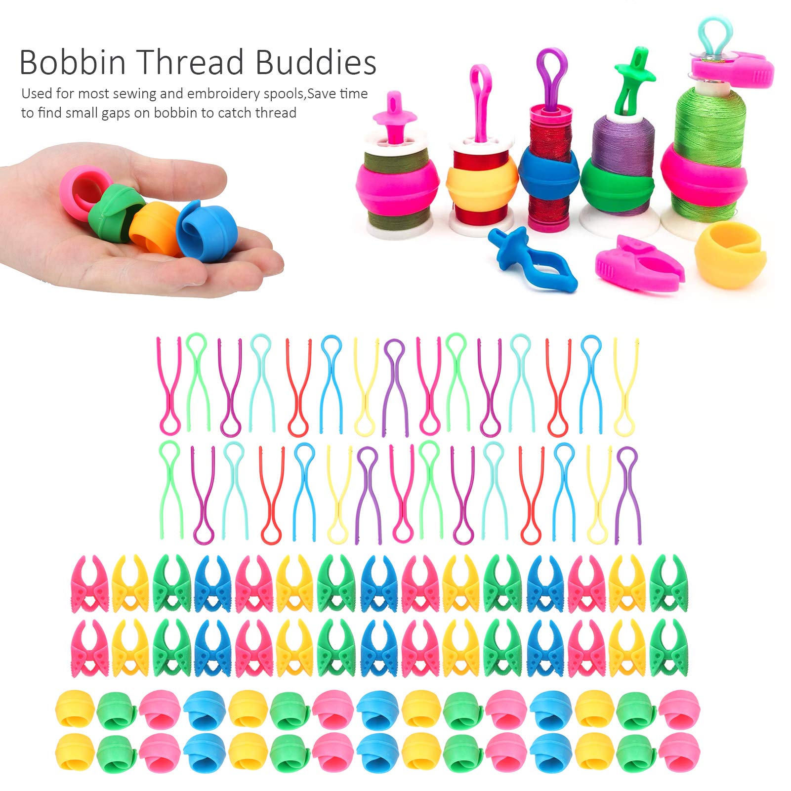 Pince à Canette, Clip Canette Couture, 40 Pièces Hugger De Bobine De