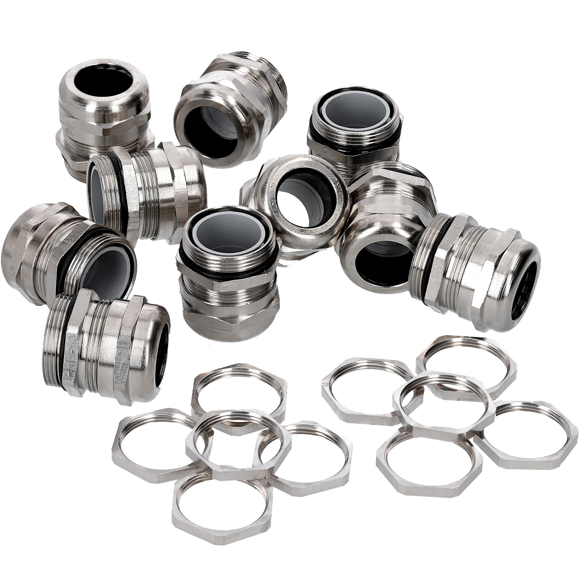 Lot De 10 - Laiton - Étanche IP68 - 5-13mm Presse étoupe