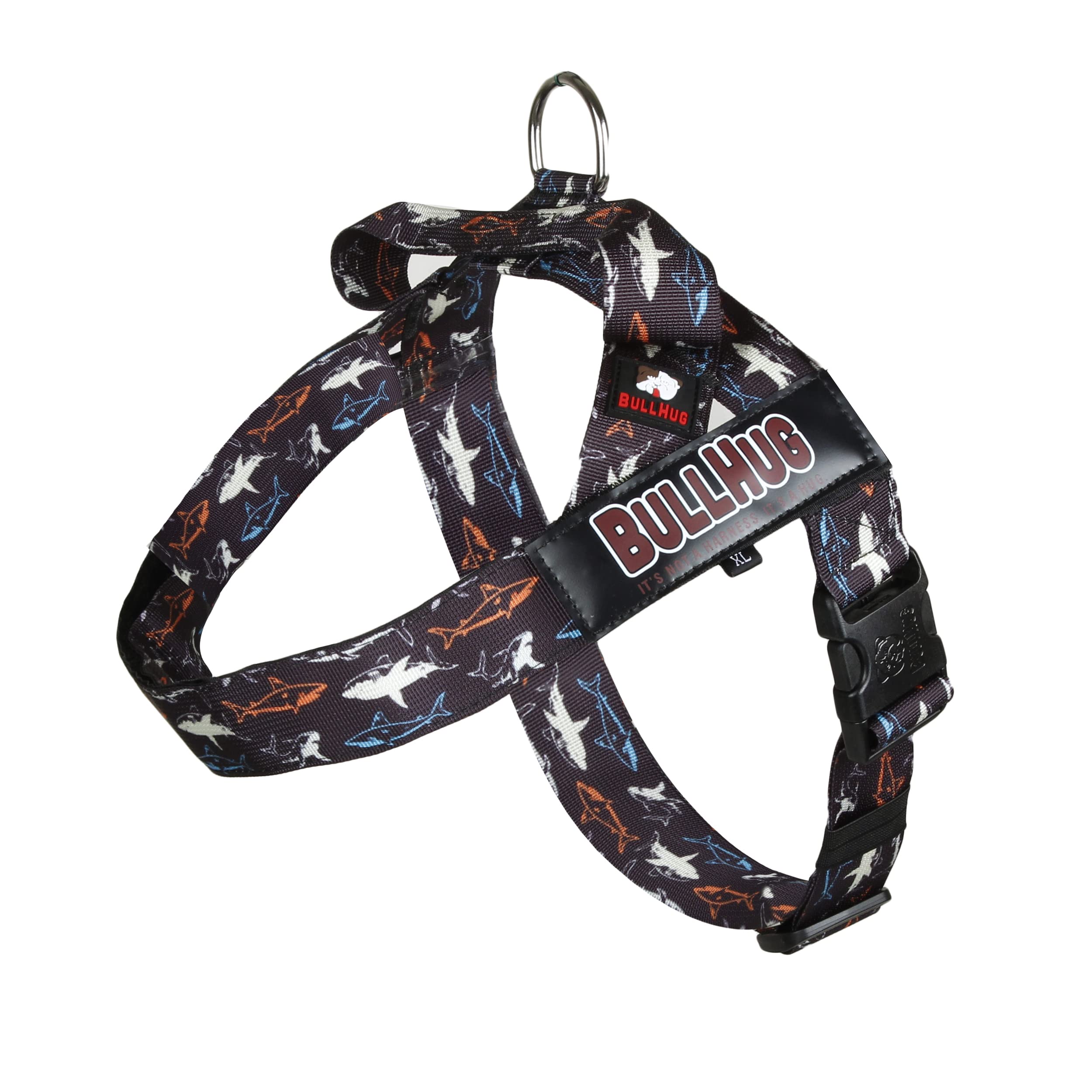 BULLHUG Adjustable Dog Harness Shark Medium