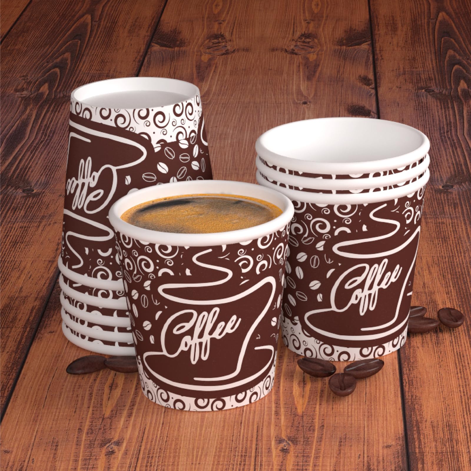 Gobelets Espresso Jetables En Papier - Lot De 1000, 120 Ml, Résistants à La Chaleur, Pour Café Latté Et Cappuccino