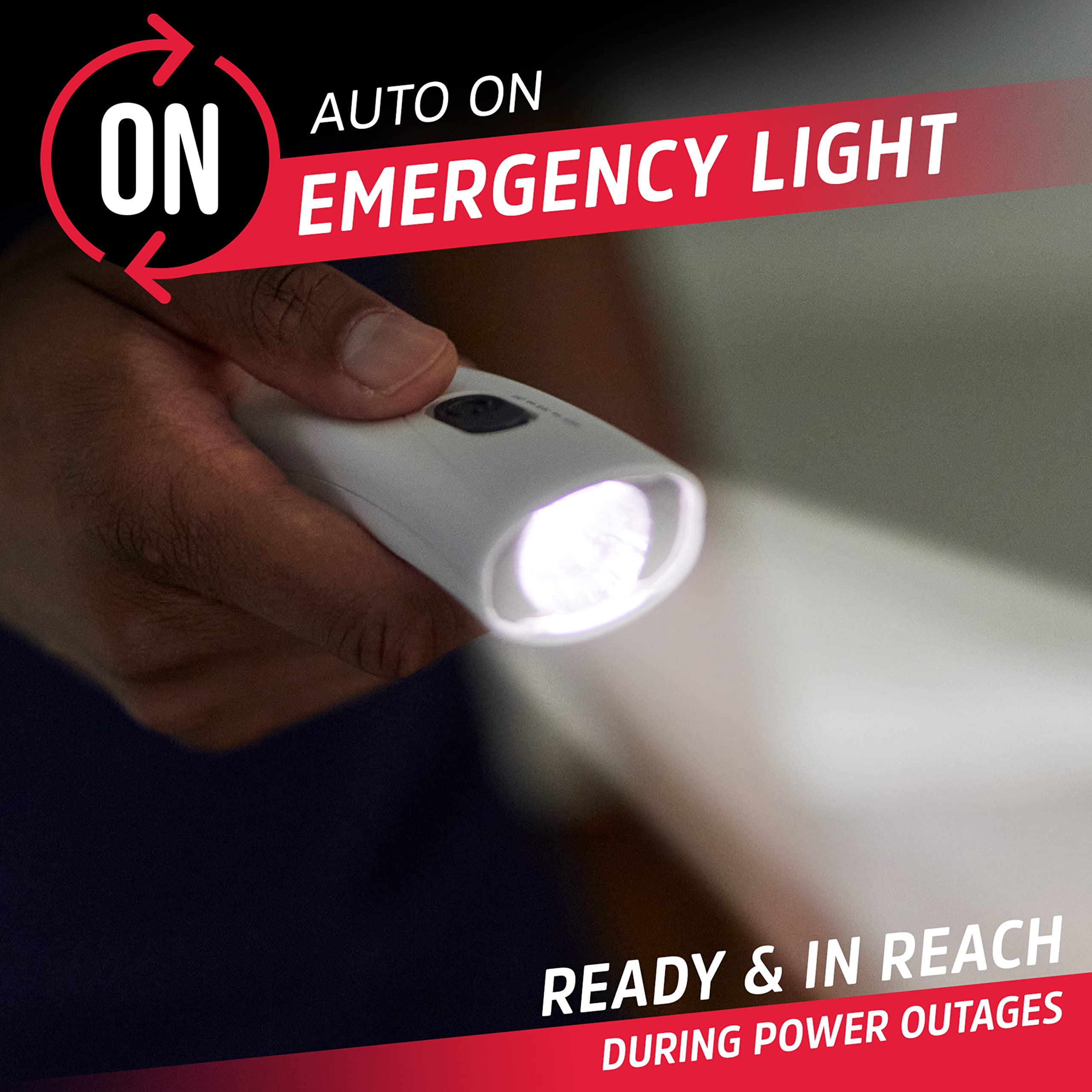 6 led rechargeable plug-in emergency ready flashlight Westek Lights For Home Power Failure, Pack this all AmPro 6-LED Flashlight with Magnetic