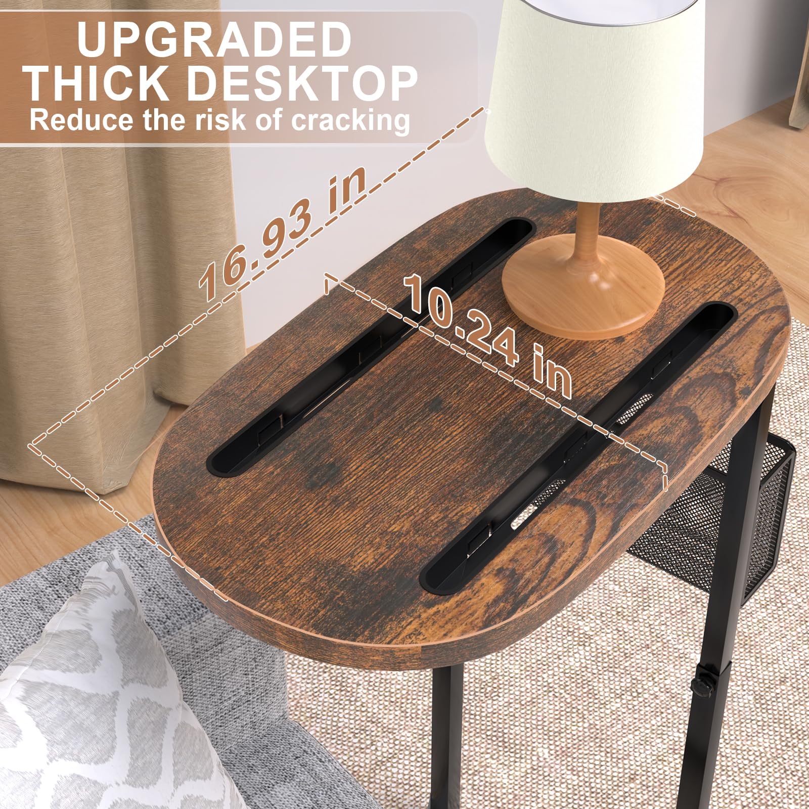 Red Lantern Rosewood TV Tray Set - Antique Gold