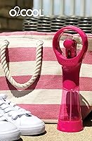 Vista 8 de O2COOL - Paquete de 2 ventiladores de nebulización de agua portátiles alimentados por batería Elite (verde azulado)