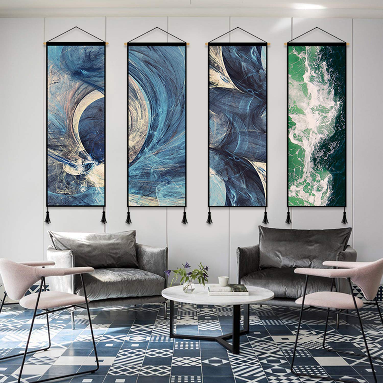 Modern Fabric Wall Art