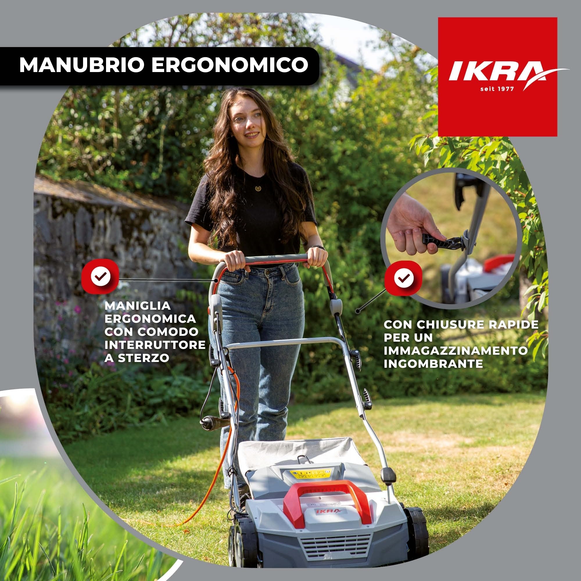 IKRA IEVL 1838 scarificatore elettrico 1800W 38 cm 40 l