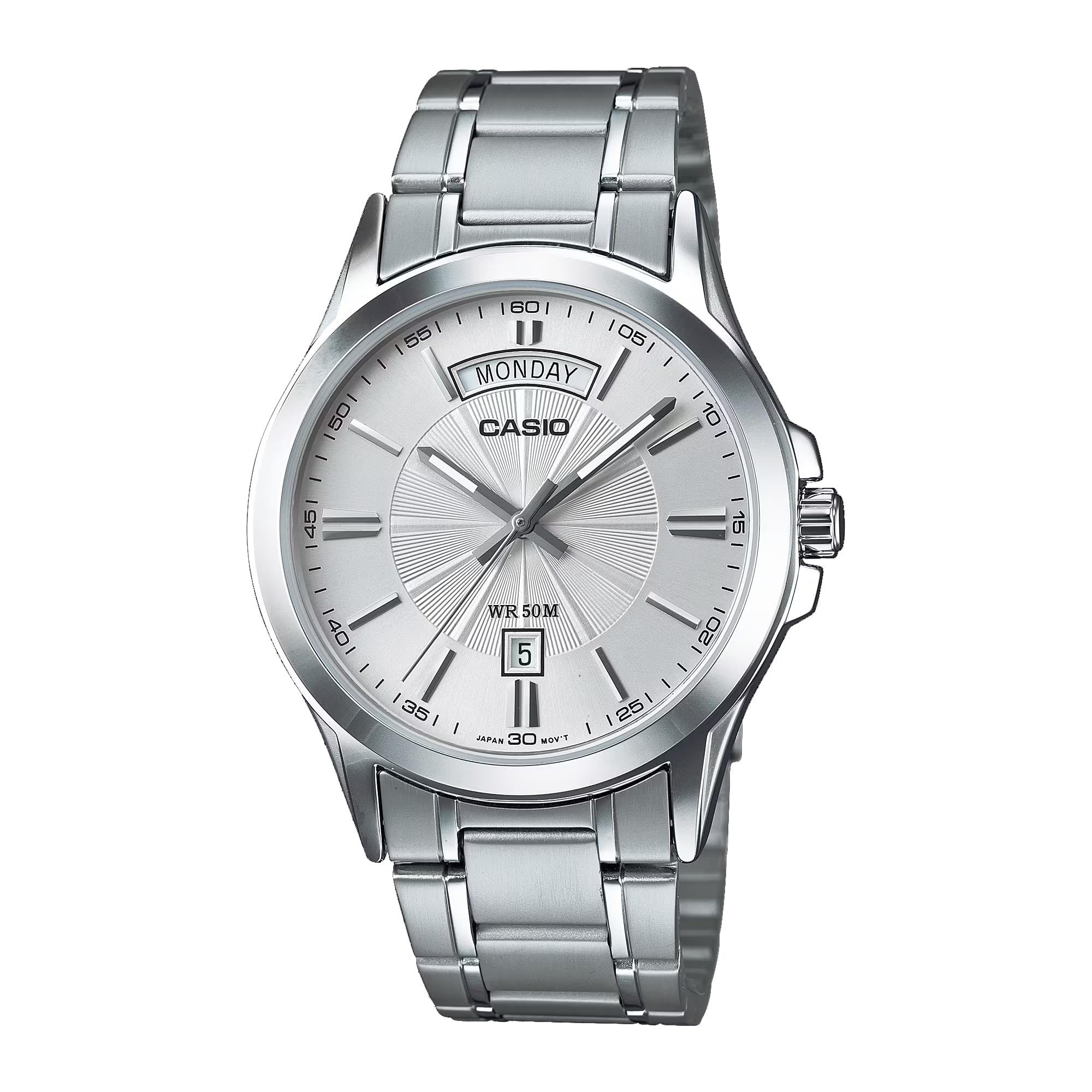 Casio MTP1381D-7AV Relógio analógico masculino vintage clássico de